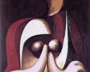 坐在扶手椅里的裸人 - 巴勃罗·毕加索